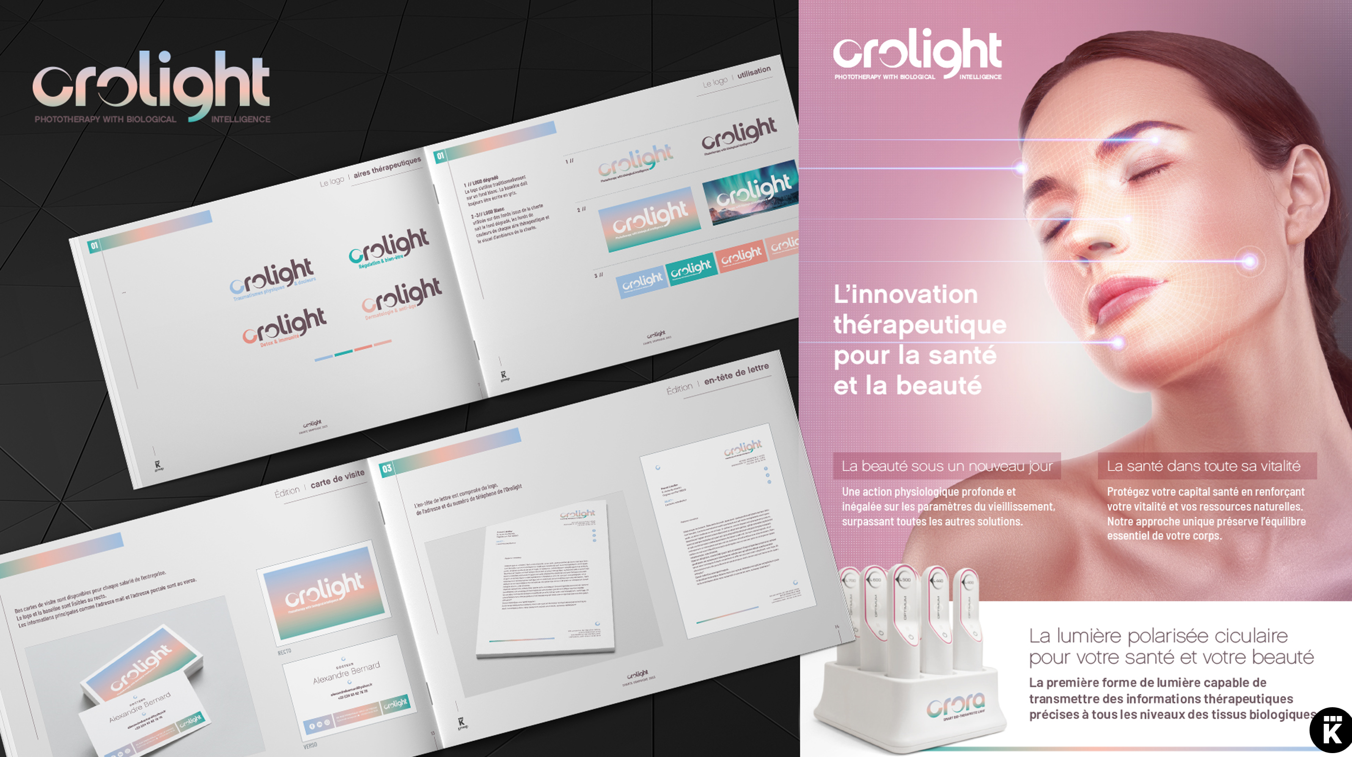 orolight référence créative stratégie de marque